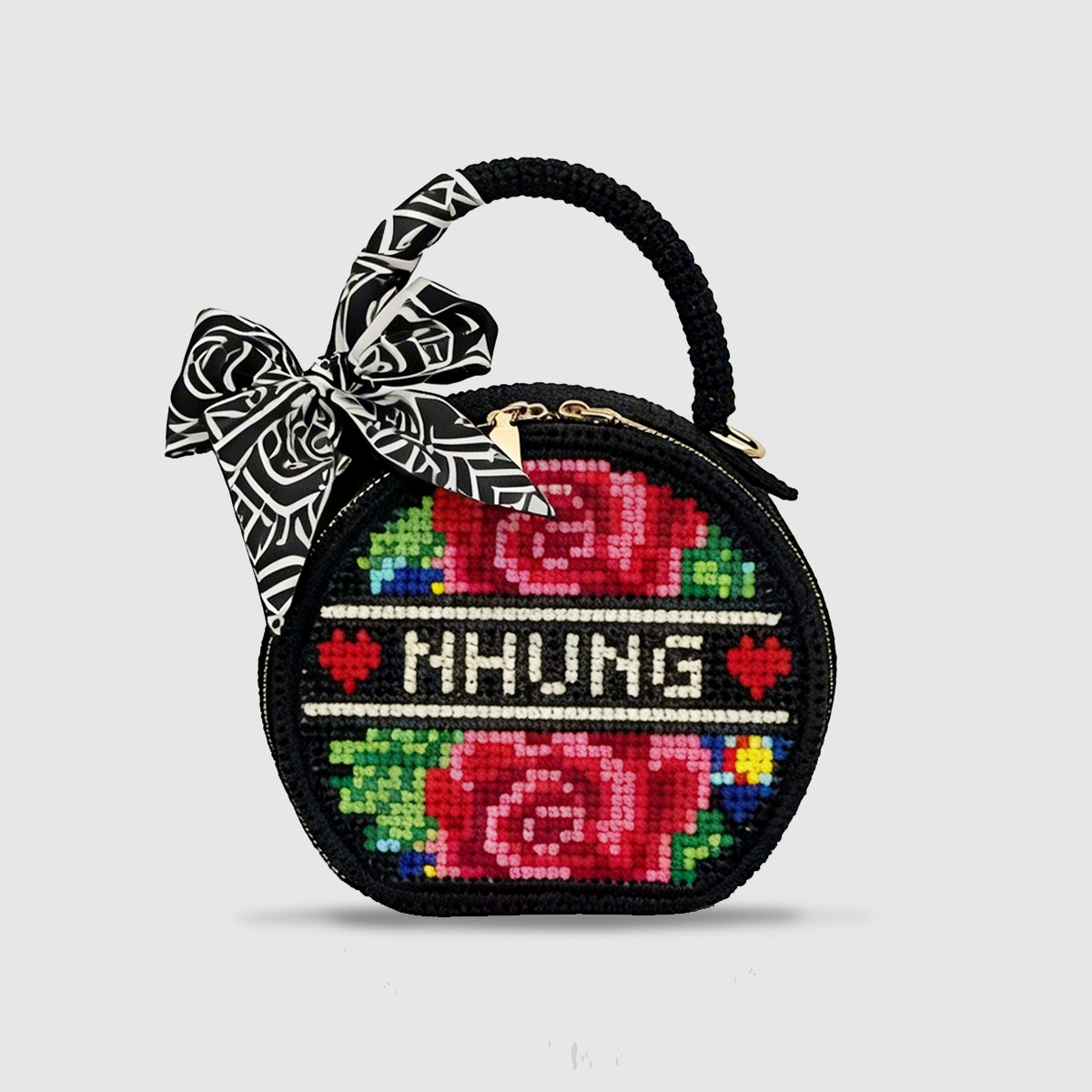Túi Trống handmade họa tiết tùy chọn theo yêu cầu