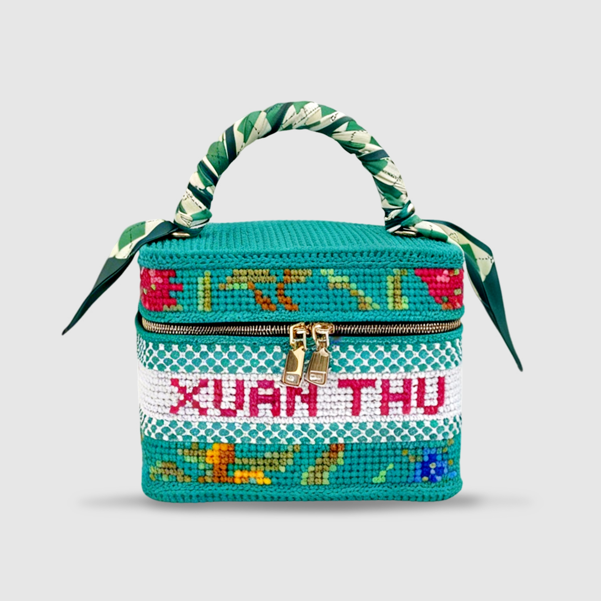 Túi Cốp handmade họa tiết thêu hoa