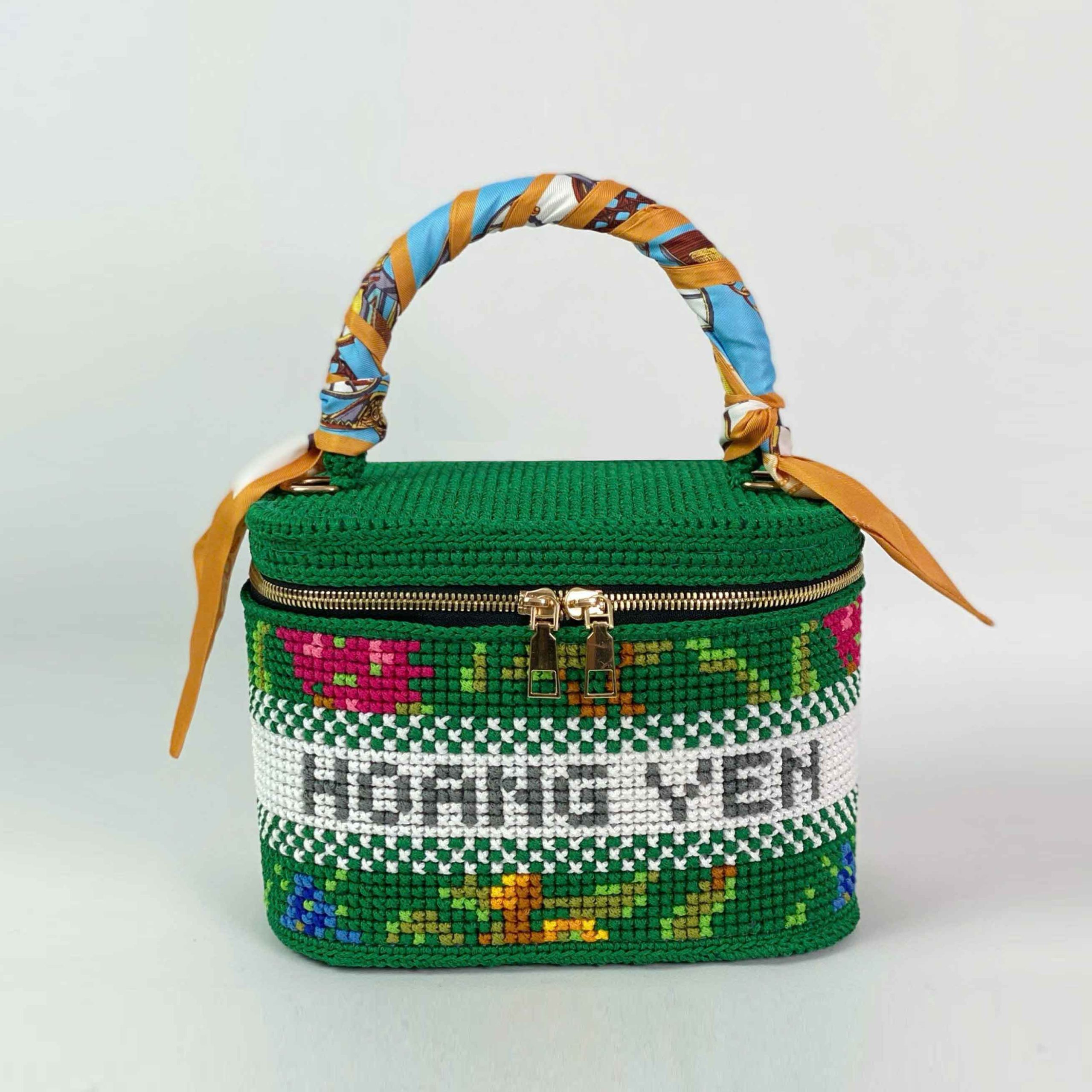 Túi Cốp handmade họa tiết thêu hoa