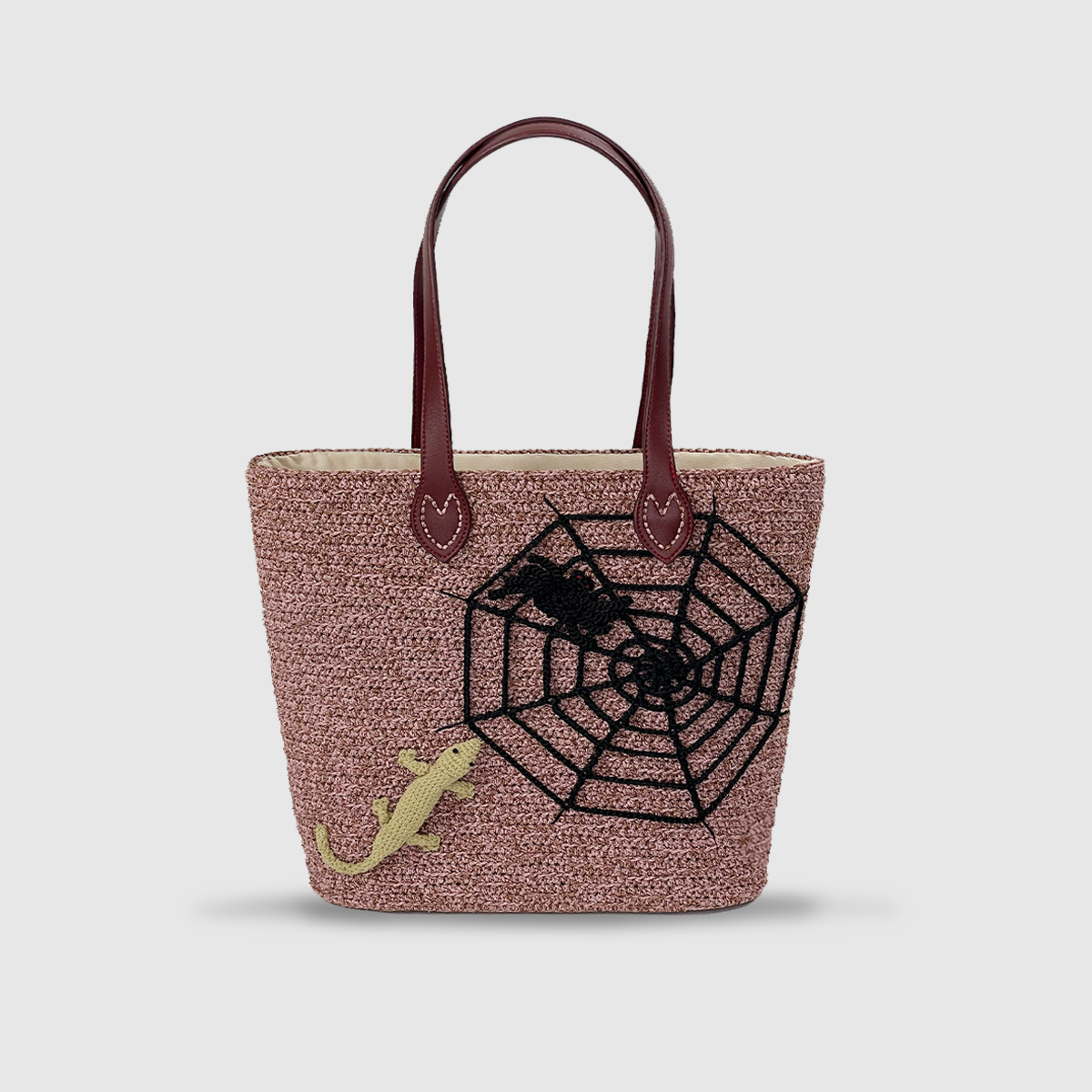 Túi móc 3D họa tiết nhện